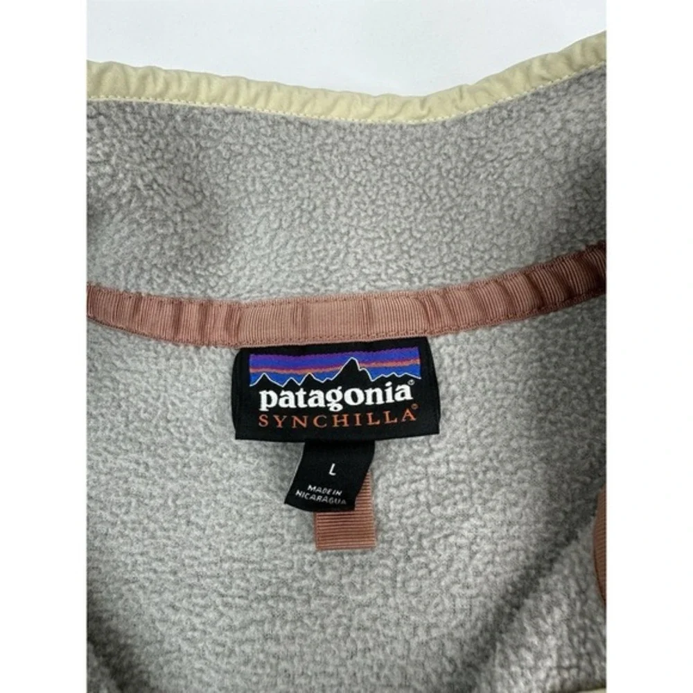 Patagonia Women's Rosewater Lightweight Synchilla Snap-T Pullover L/C44.25‎ - Picture 9 of 16